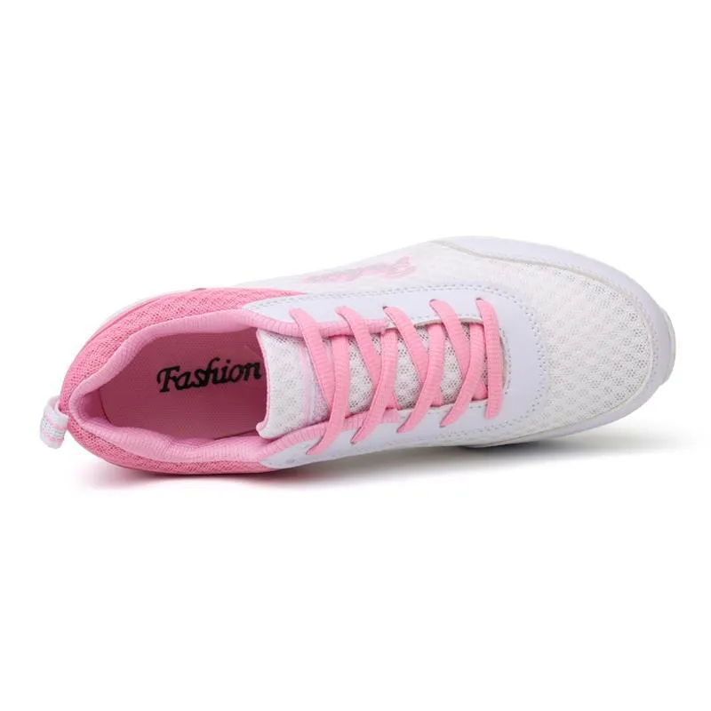 Breathable mesh shoes for women