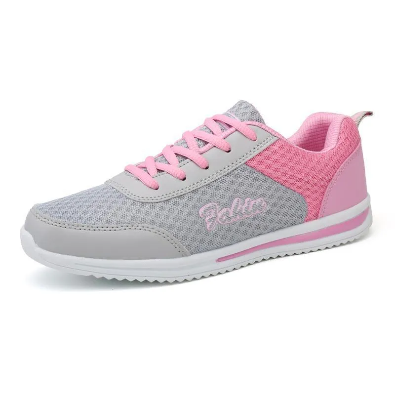 Breathable mesh shoes for women