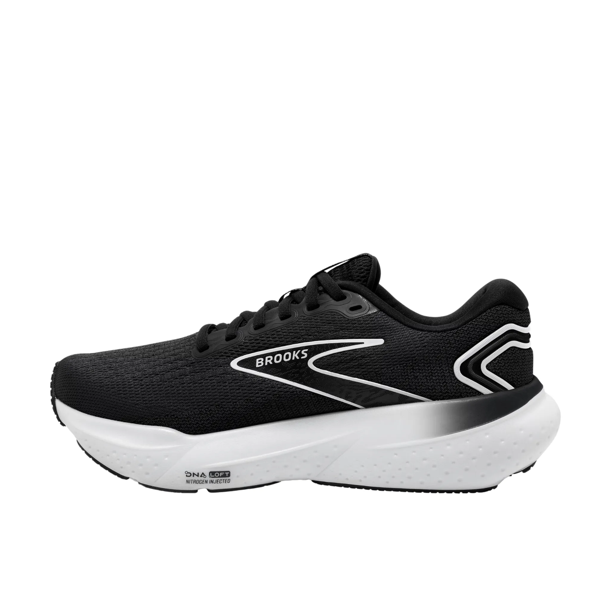 Brooks Men's Glycerin 21 Road Running Shoes - Black/Grey/White