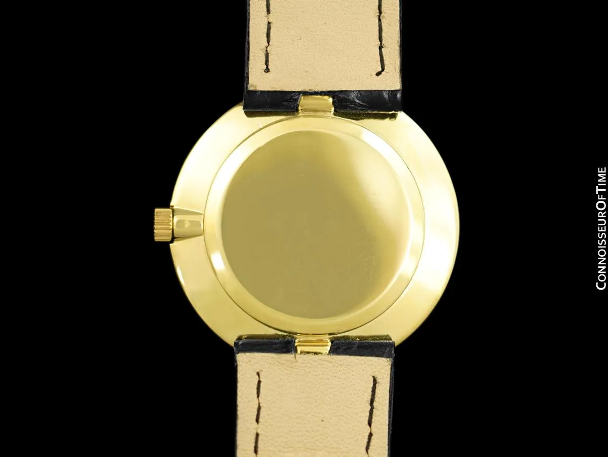 c. 1968 Patek Philippe Vintage Mens Handwound Watch, Ref. 2591 Disco Volante Style - 18K Gold