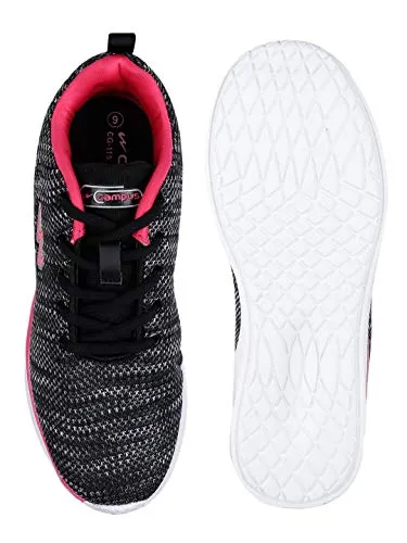 Campus Women's Alina Blk/Rani Running Shoes-6 UK (39 EU) (CG-115)