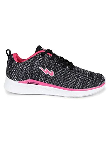 Campus Women's Alina Blk/Rani Running Shoes-6 UK (39 EU) (CG-115)