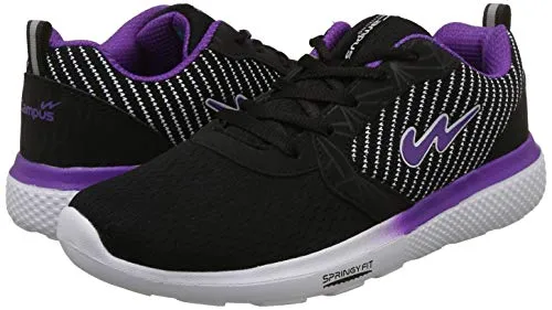Campus Women's Black Running Shoes-7 UK/India (41 EU) (Liana)