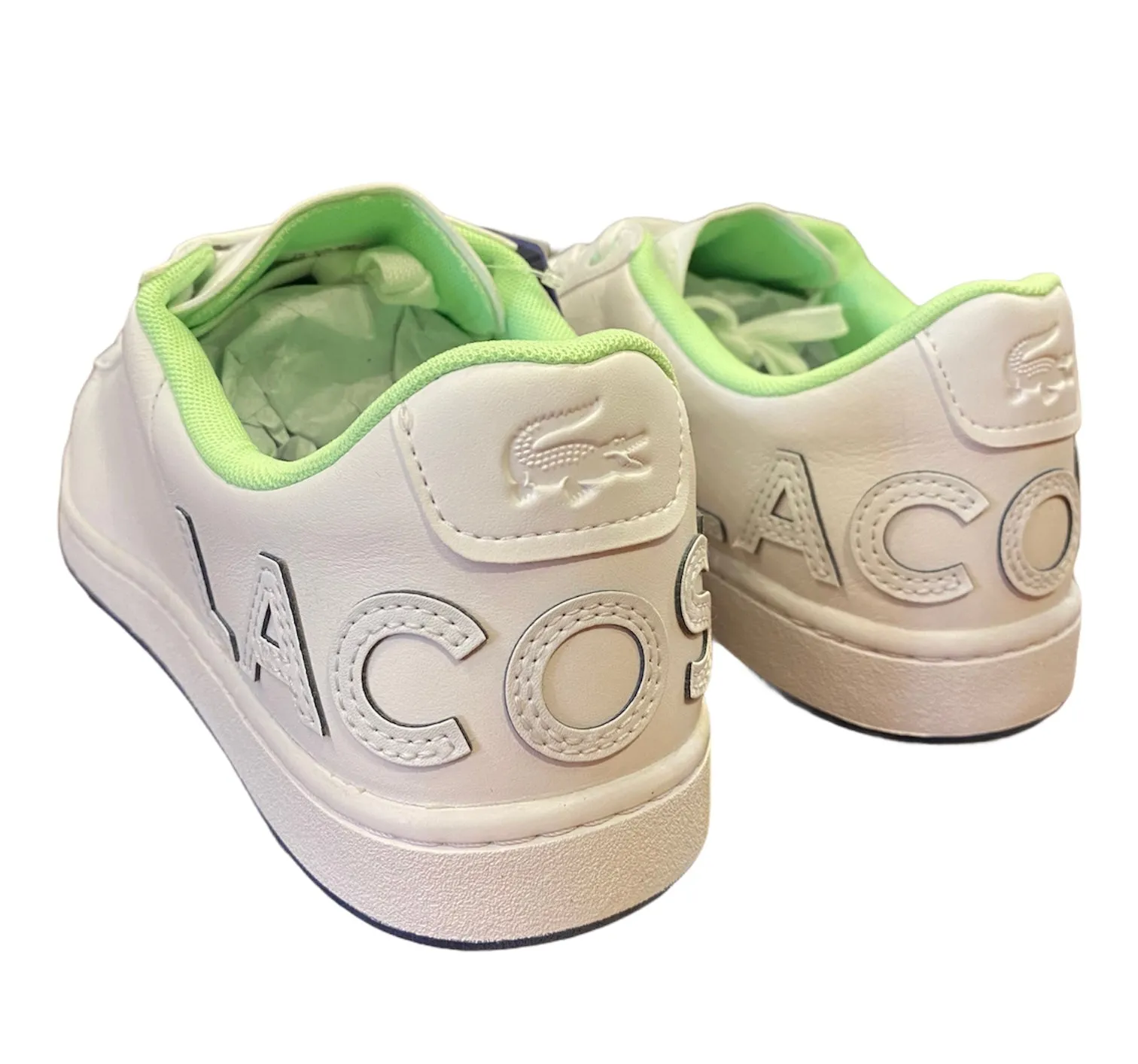 Carnaby evo white/navy blue leather