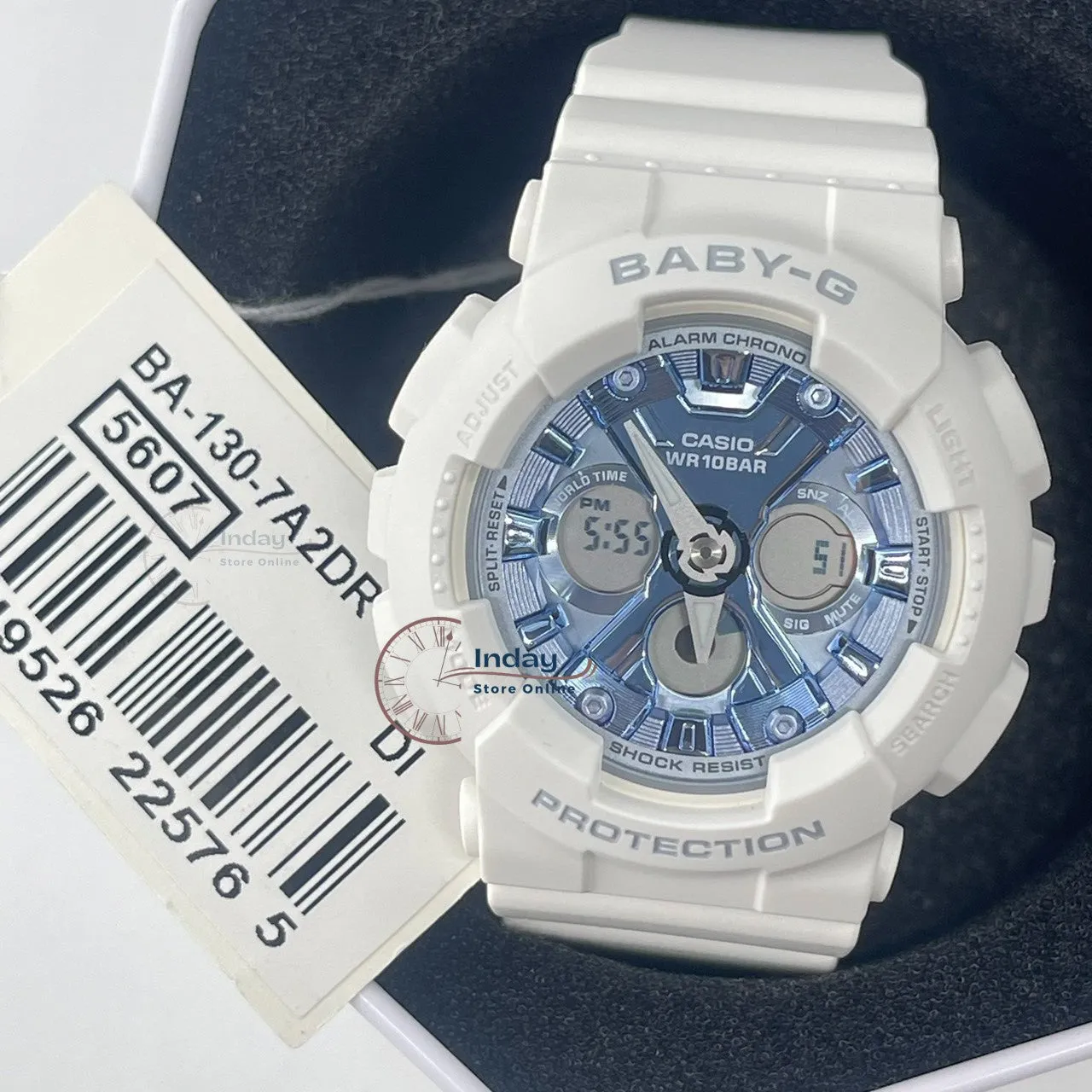Casio Baby-G Women's Watch BA-130-7A2 Resin Band Mineral Glass Shock Resistant