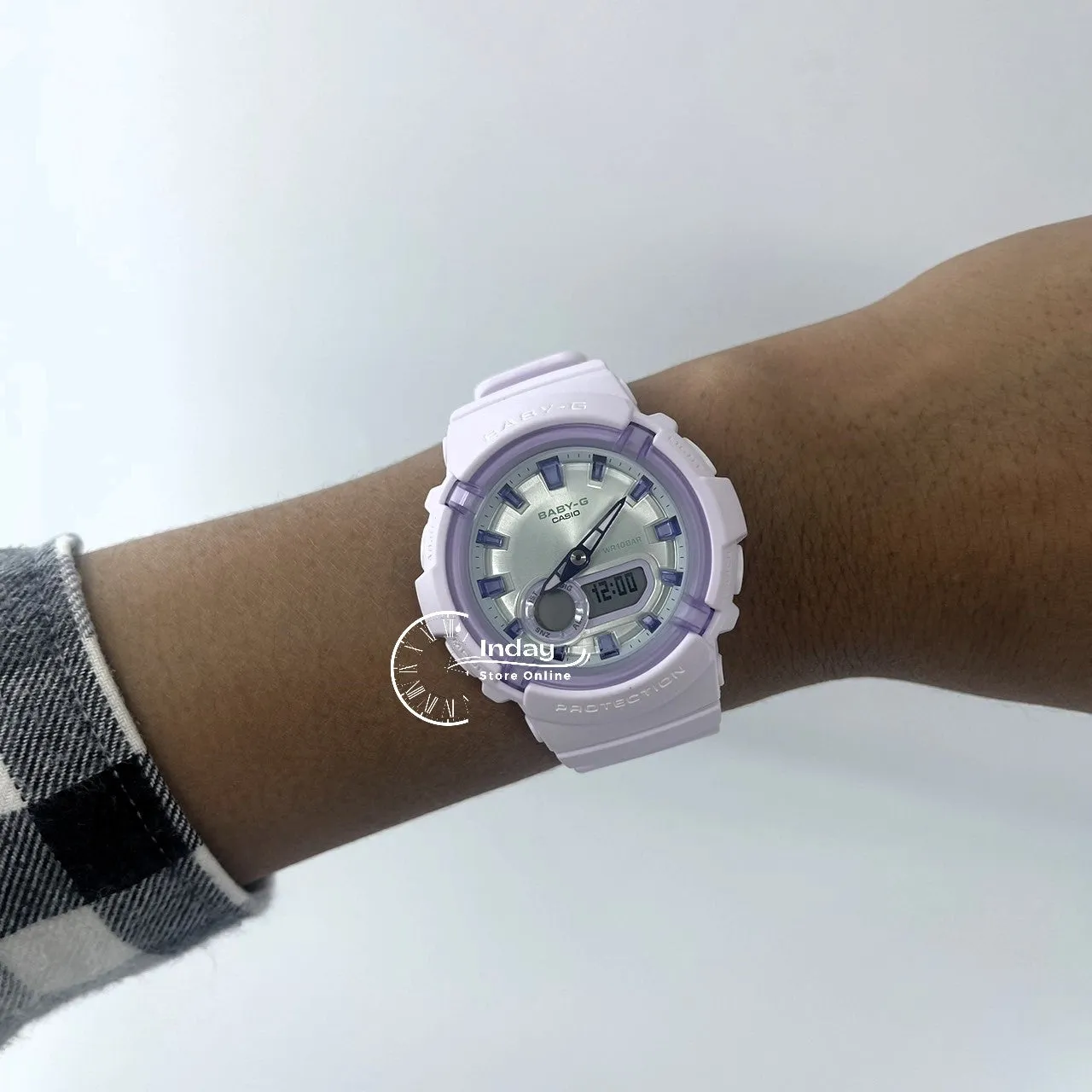 Casio Baby-G Women's Watch BGA-280SW-6A Resin Band Mineral Glass Shock Resistant