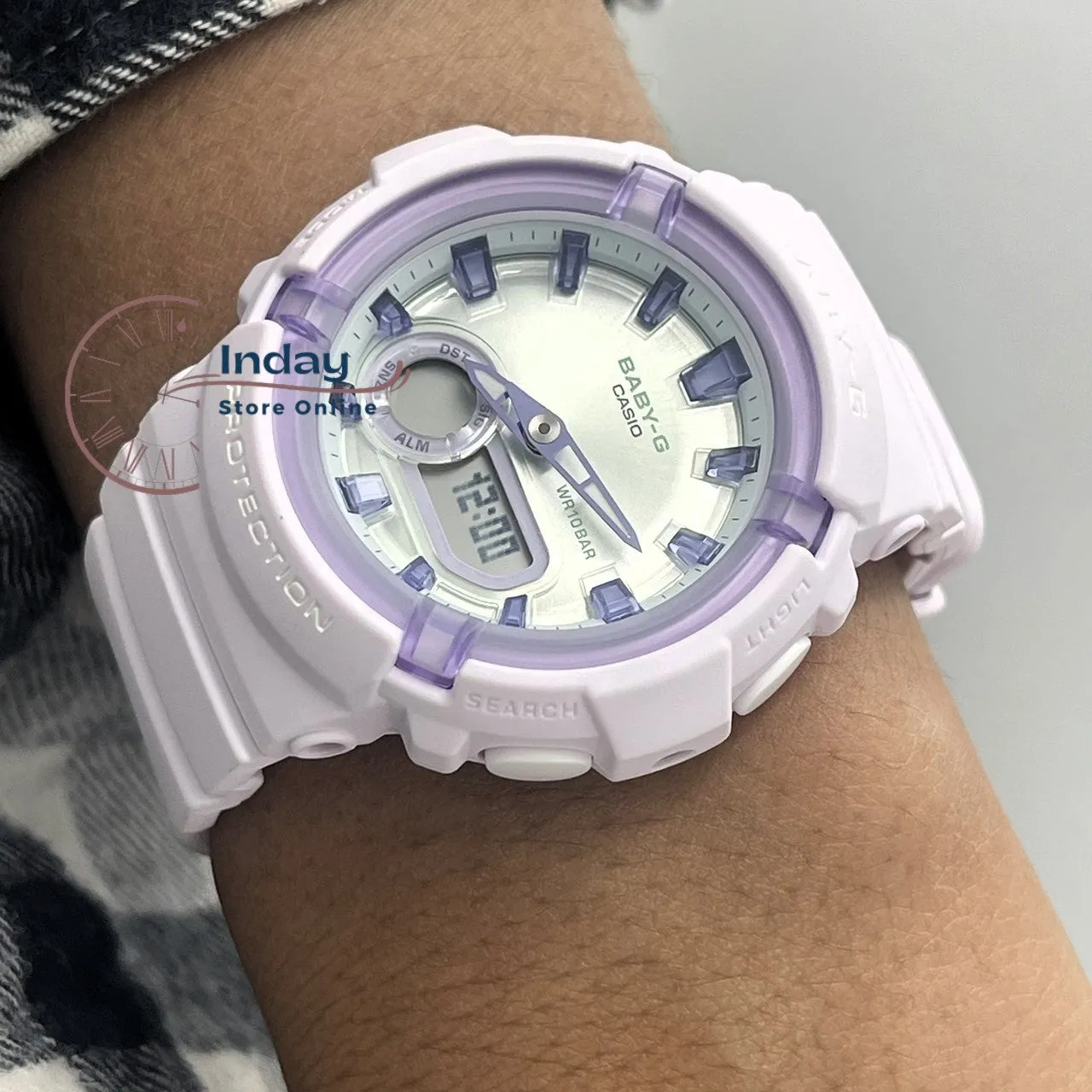 Casio Baby-G Women's Watch BGA-280SW-6A Resin Band Mineral Glass Shock Resistant