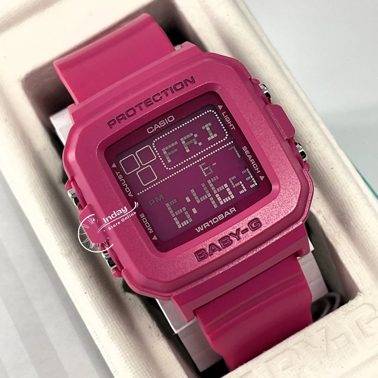 Casio Baby-G Women's Watch BGD-10K-4 Band Shock Resistant With Special Holder With Strap