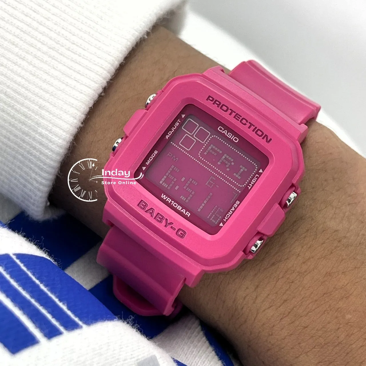 Casio Baby-G Women's Watch BGD-10K-4 Band Shock Resistant With Special Holder With Strap