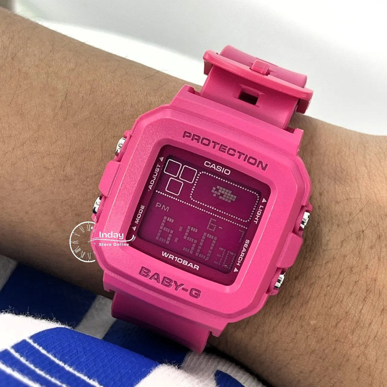 Casio Baby-G Women's Watch BGD-10K-4 Band Shock Resistant With Special Holder With Strap