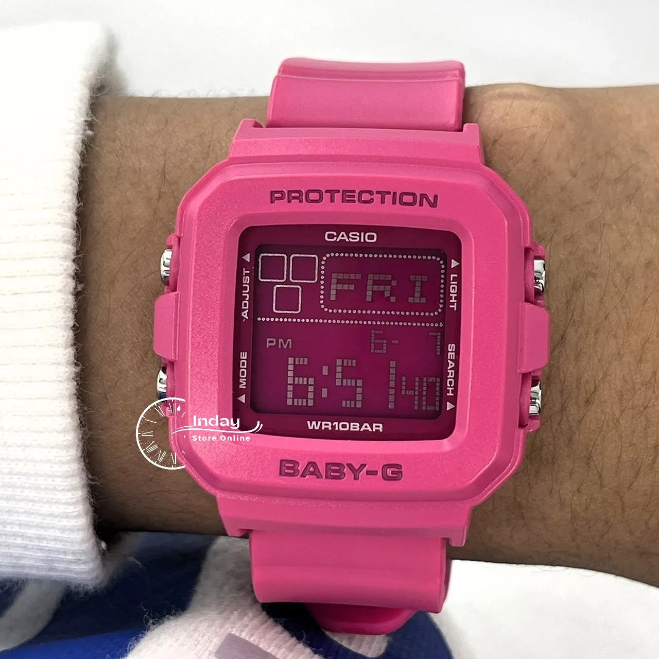 Casio Baby-G Women's Watch BGD-10K-4 Band Shock Resistant With Special Holder With Strap