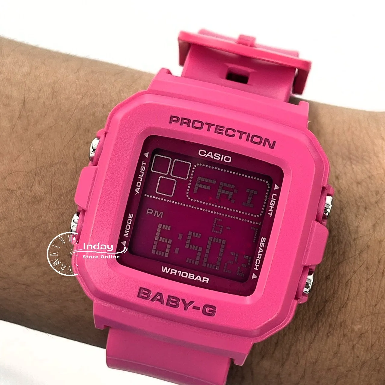 Casio Baby-G Women's Watch BGD-10K-4 Band Shock Resistant With Special Holder With Strap