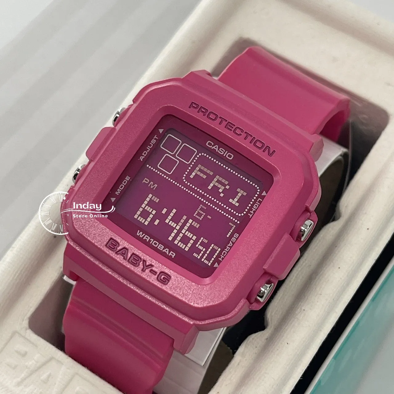 Casio Baby-G Women's Watch BGD-10K-4 Band Shock Resistant With Special Holder With Strap