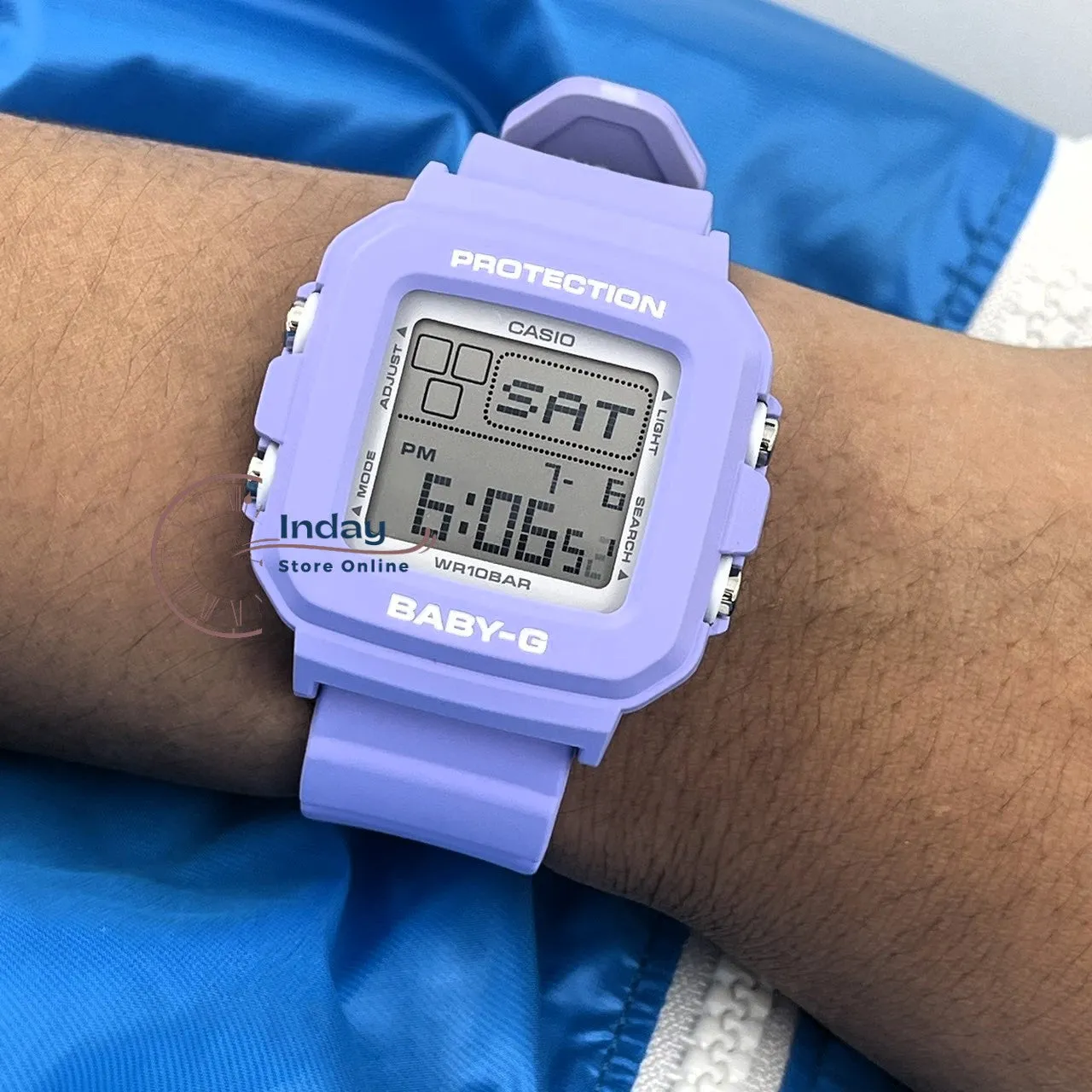 Casio Baby-G Women's Watch BGD-10K-6 Band Shock Resistant With Special Holder With Strap