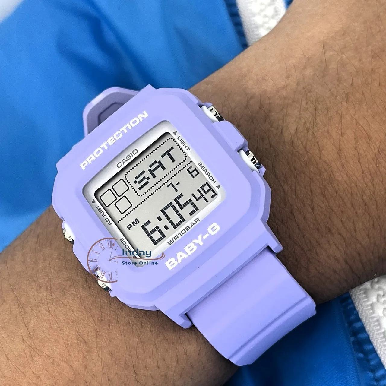Casio Baby-G Women's Watch BGD-10K-6 Band Shock Resistant With Special Holder With Strap