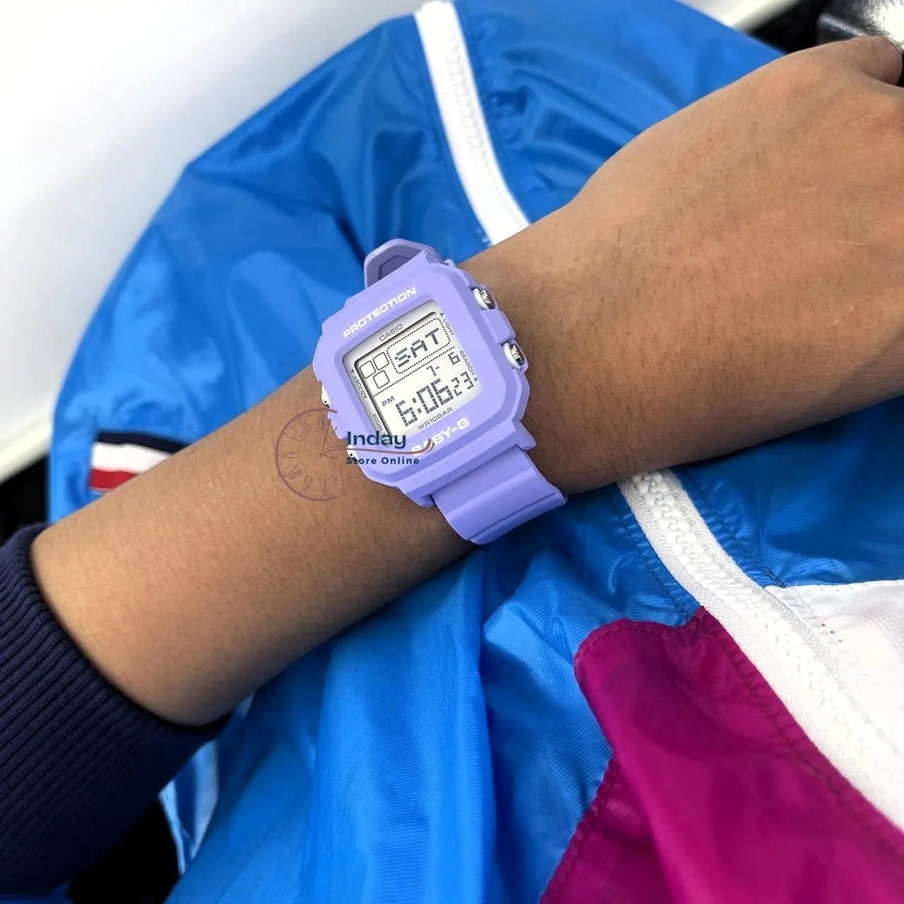 Casio Baby-G Women's Watch BGD-10K-6 Band Shock Resistant With Special Holder With Strap