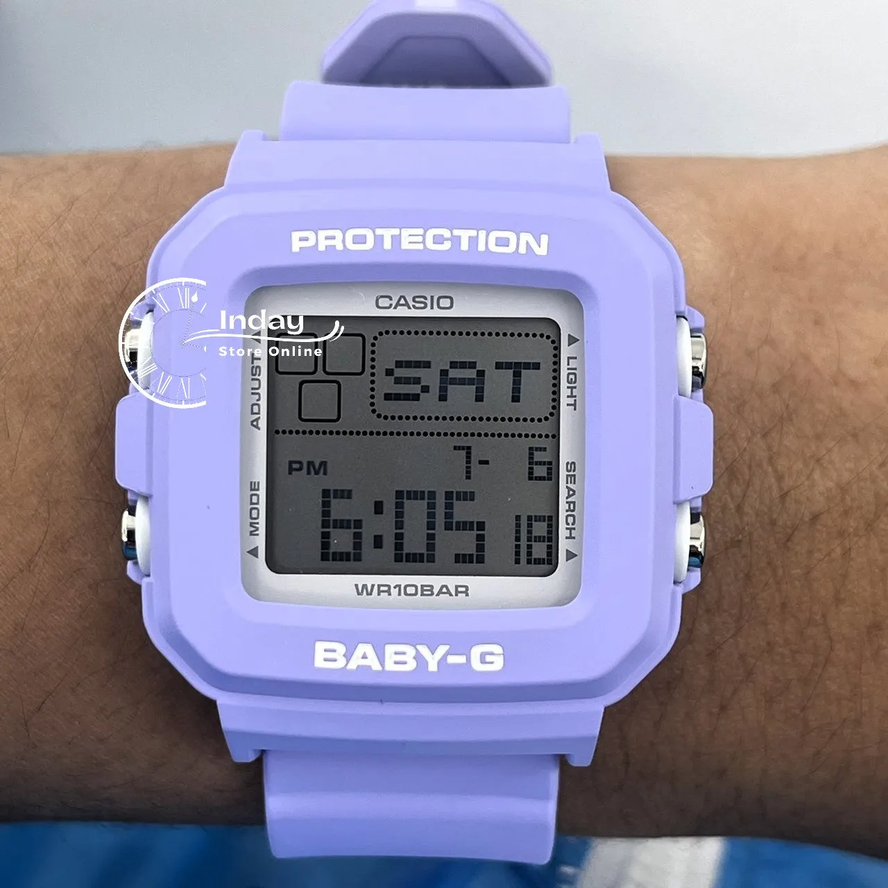 Casio Baby-G Women's Watch BGD-10K-6 Band Shock Resistant With Special Holder With Strap