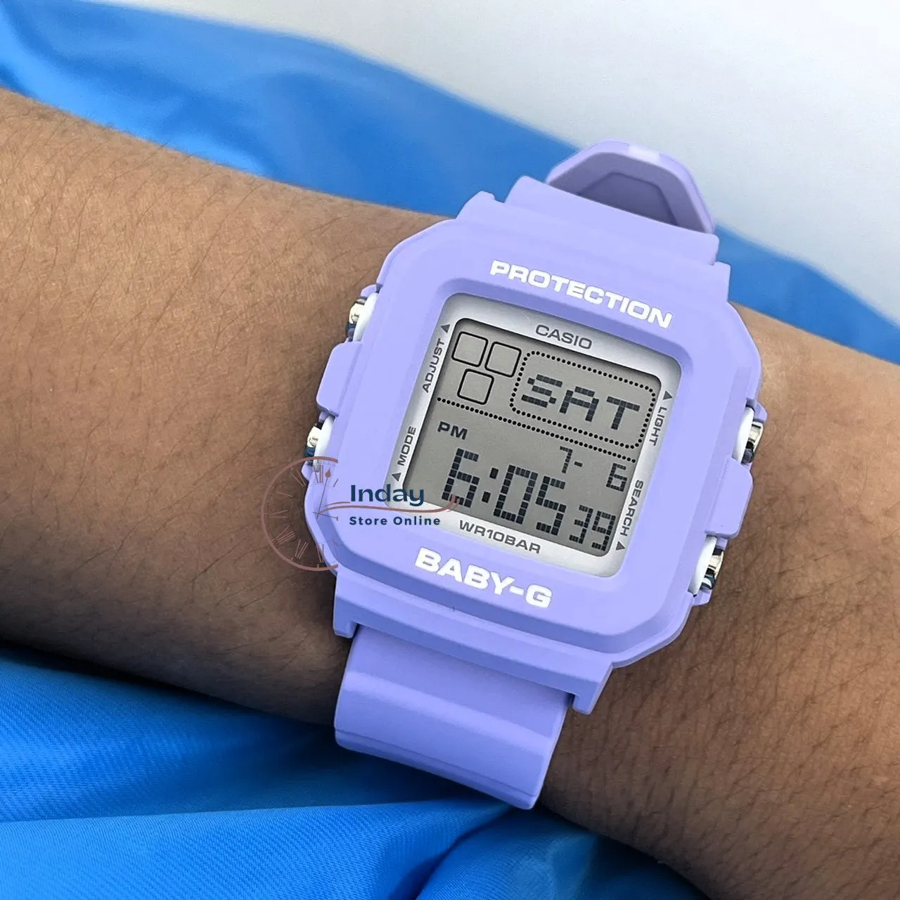 Casio Baby-G Women's Watch BGD-10K-6 Band Shock Resistant With Special Holder With Strap