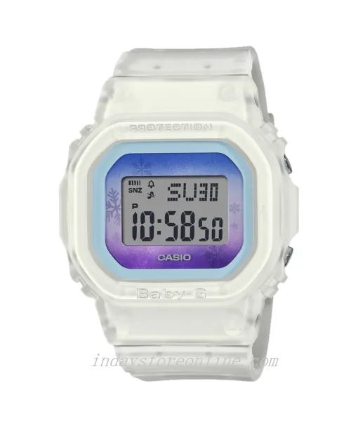 Casio Baby-G Women's Watch BGD-560WL-7 Resin Band Shock Resistant Mineral Glass