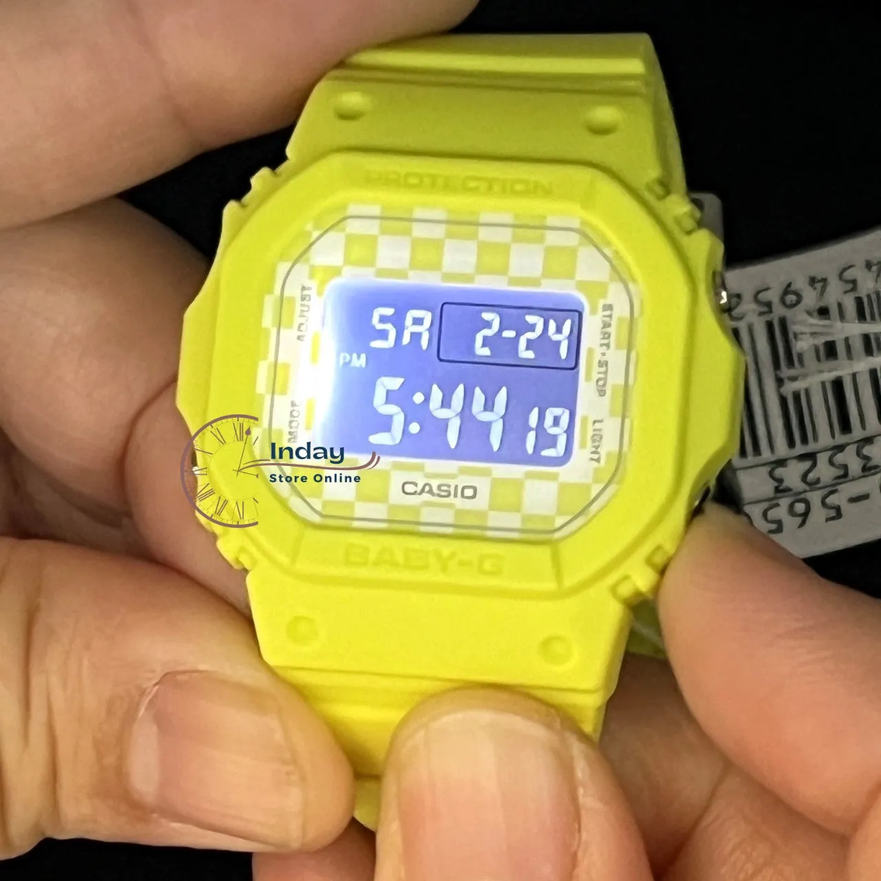 Casio Baby-G Women's Watch BGD-565GS-9 Resin Band Shock Resistant Mineral Glass