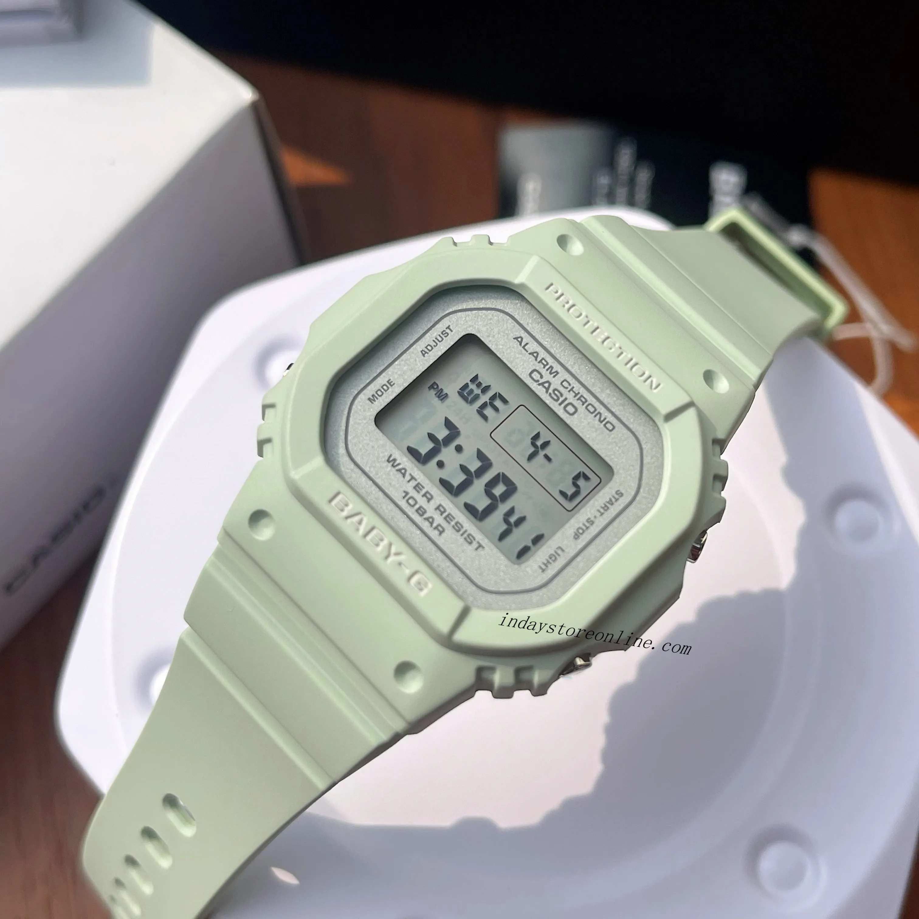 Casio Baby-G Women's Watch BGD-565SC-3 Resin Band Shock Resistant Mineral Glass