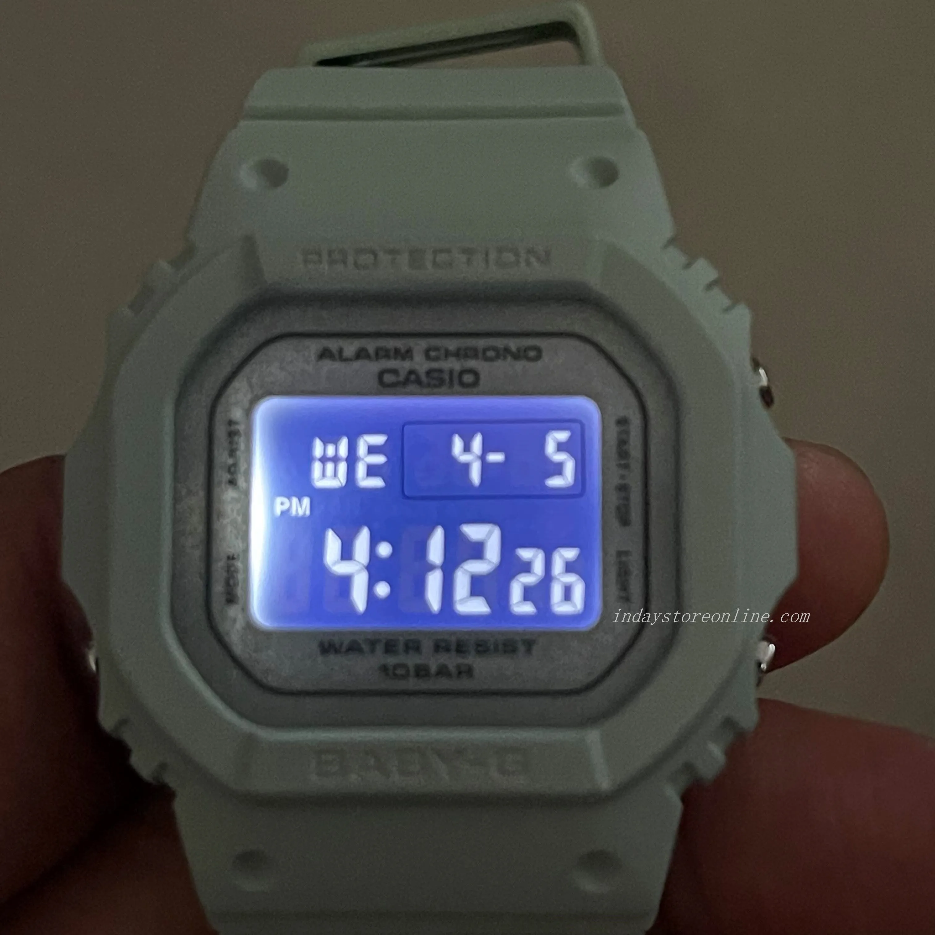 Casio Baby-G Women's Watch BGD-565SC-3 Resin Band Shock Resistant Mineral Glass