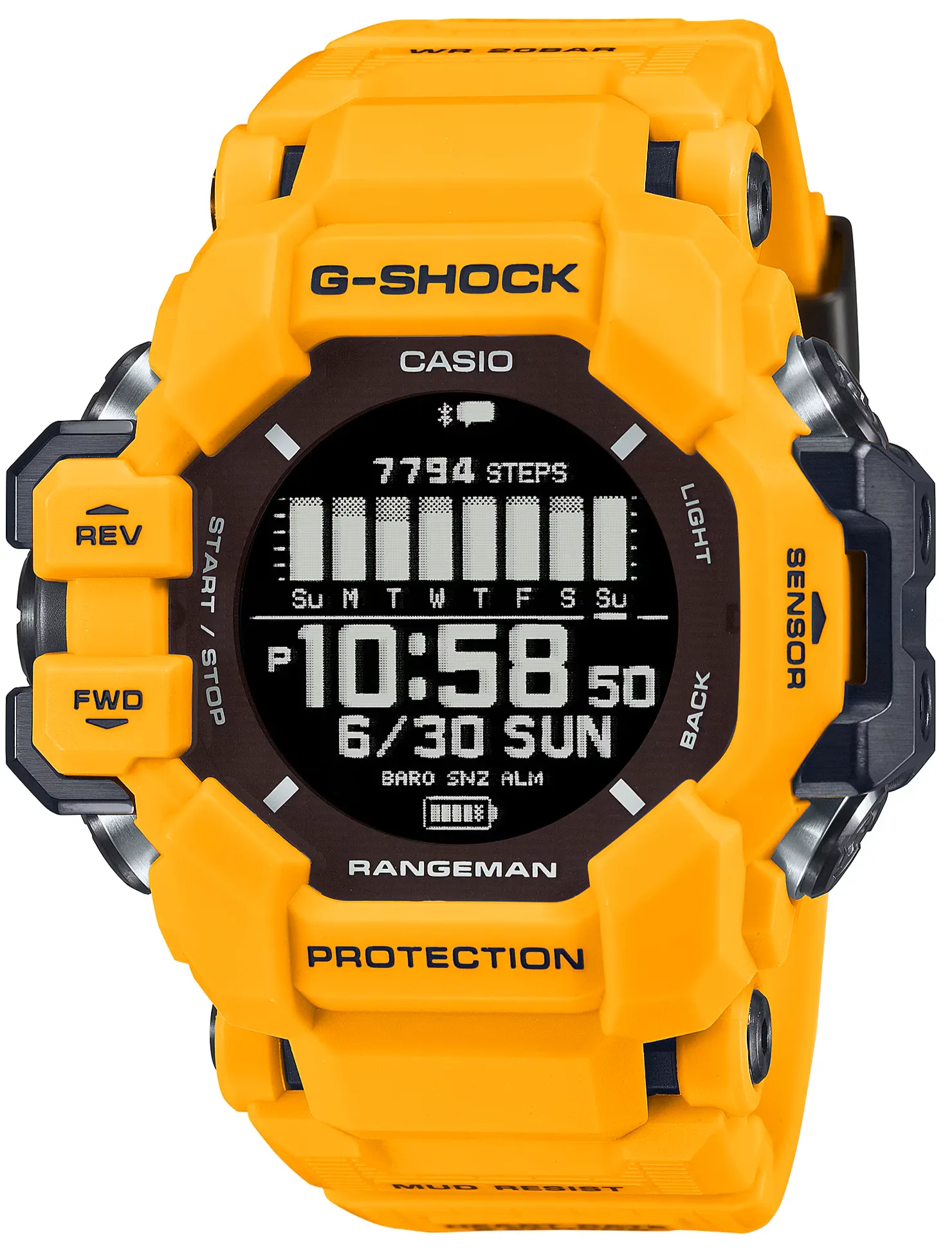 Casio G-Shock Master Of G Land Rangeman Yellow GPR-H1000-9