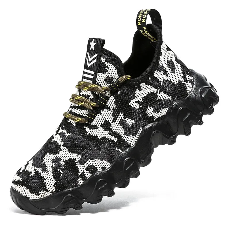 Children Running Sport Shoes camouflage Shoes Boy Basket Tennis