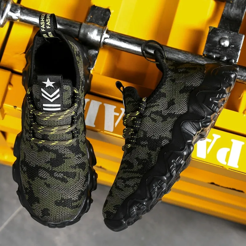Children Running Sport Shoes camouflage Shoes Boy Basket Tennis