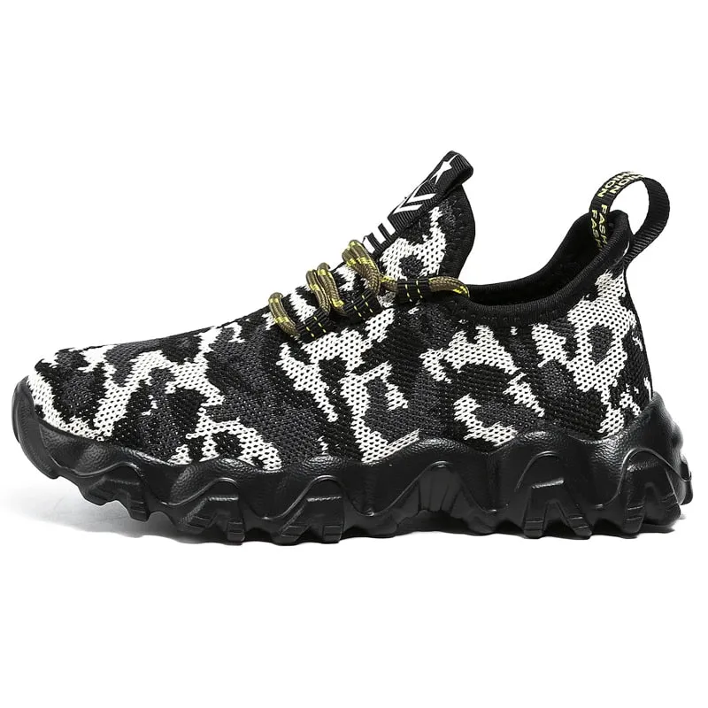 Children Running Sport Shoes camouflage Shoes Boy Basket Tennis