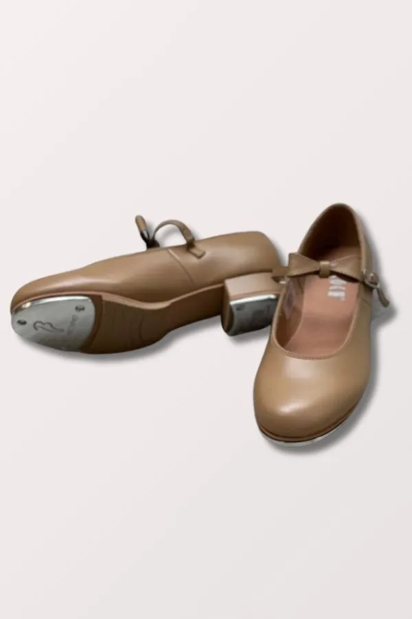Children's Merry Jane Buckle Tap Shoes - Bloch Tan