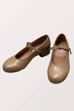Children's Merry Jane Buckle Tap Shoes - Bloch Tan