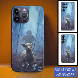 Christianartbag Phone Case, Jesus With The Sheep, Jesus Running After Lamb Phone Case, Personalized Phone Case, Christian Phone Case,  Jesus Phone Case,  Bible Verse Phone Case, CABPC01131023.