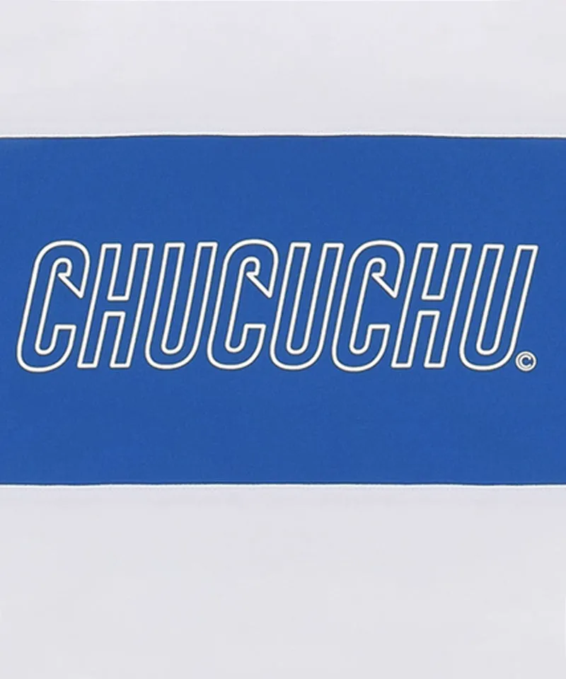 CHUCUCHU Logo Half Neck Sleeveless - White