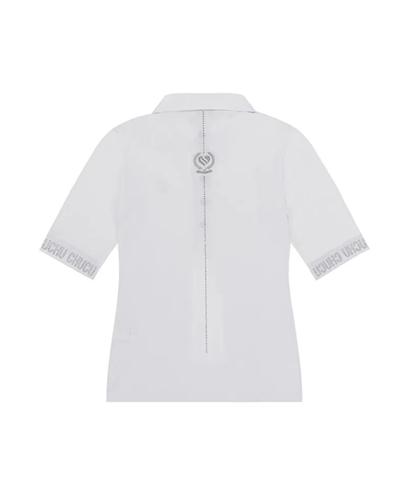 CHUCUCHU Logo Hotpiece Polo T-Shirt - White