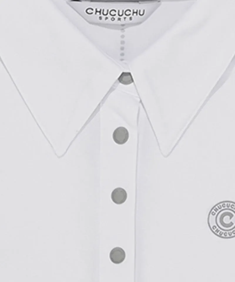 CHUCUCHU Logo Hotpiece Polo T-Shirt - White