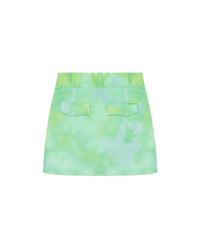 CHUCUCHU Marble Point Skirt - Green