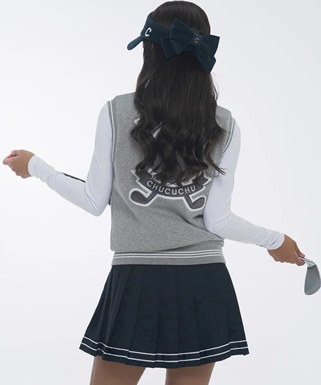 CHUCUCHU Sendchi Point Zip-up Vest - Gray