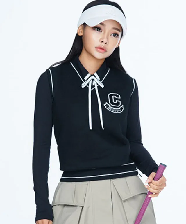 CHUCUCHU Songchi Skull Logo Vest - Black
