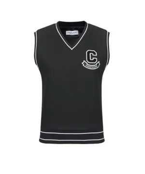 CHUCUCHU Songchi Skull Logo Vest - Black