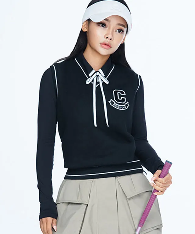 CHUCUCHU Songchi Skull Logo Vest - Black