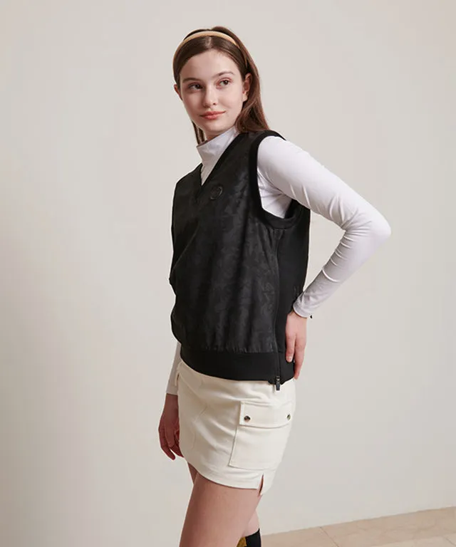 CHUCUCHU Split H-Line Skirt - White