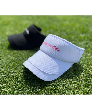 CHUCUCHU Women's Mesh Lettering Visor
