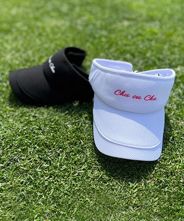 CHUCUCHU Women's Mesh Lettering Visor