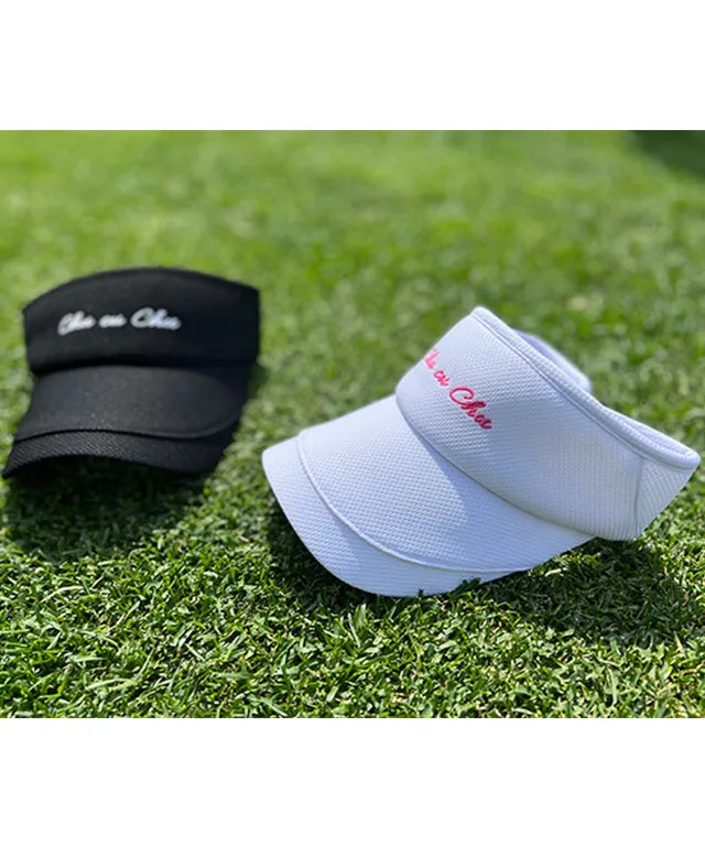 CHUCUCHU Women's Mesh Lettering Visor
