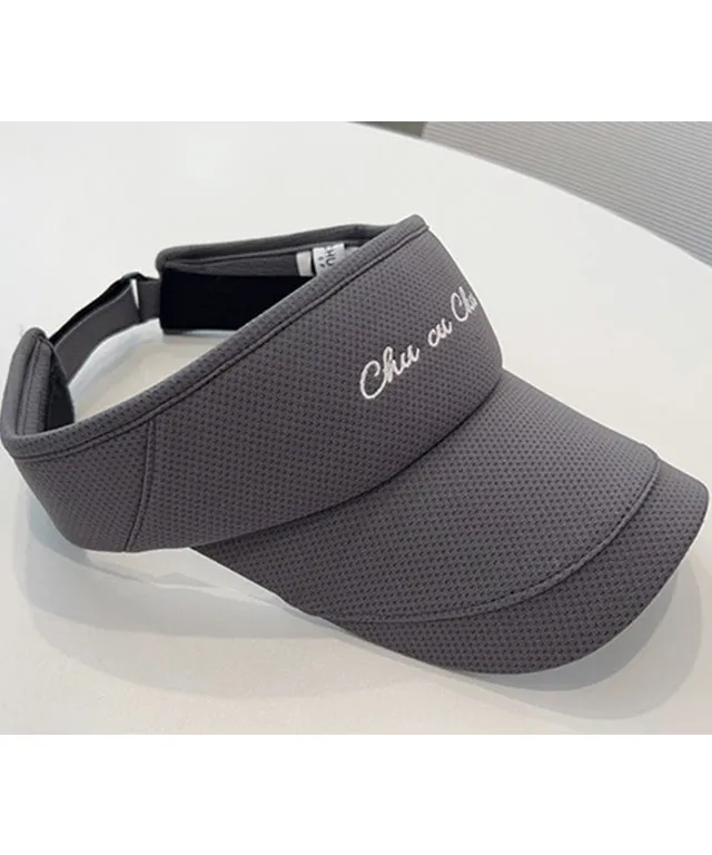 CHUCUCHU Women's Mesh Lettering Visor