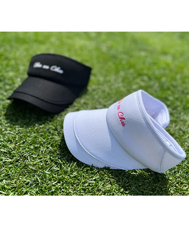 CHUCUCHU Women's Mesh Lettering Visor