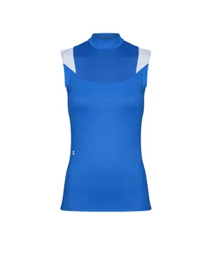 CHUCUCHU Women's Shoulder Point Top - Blue