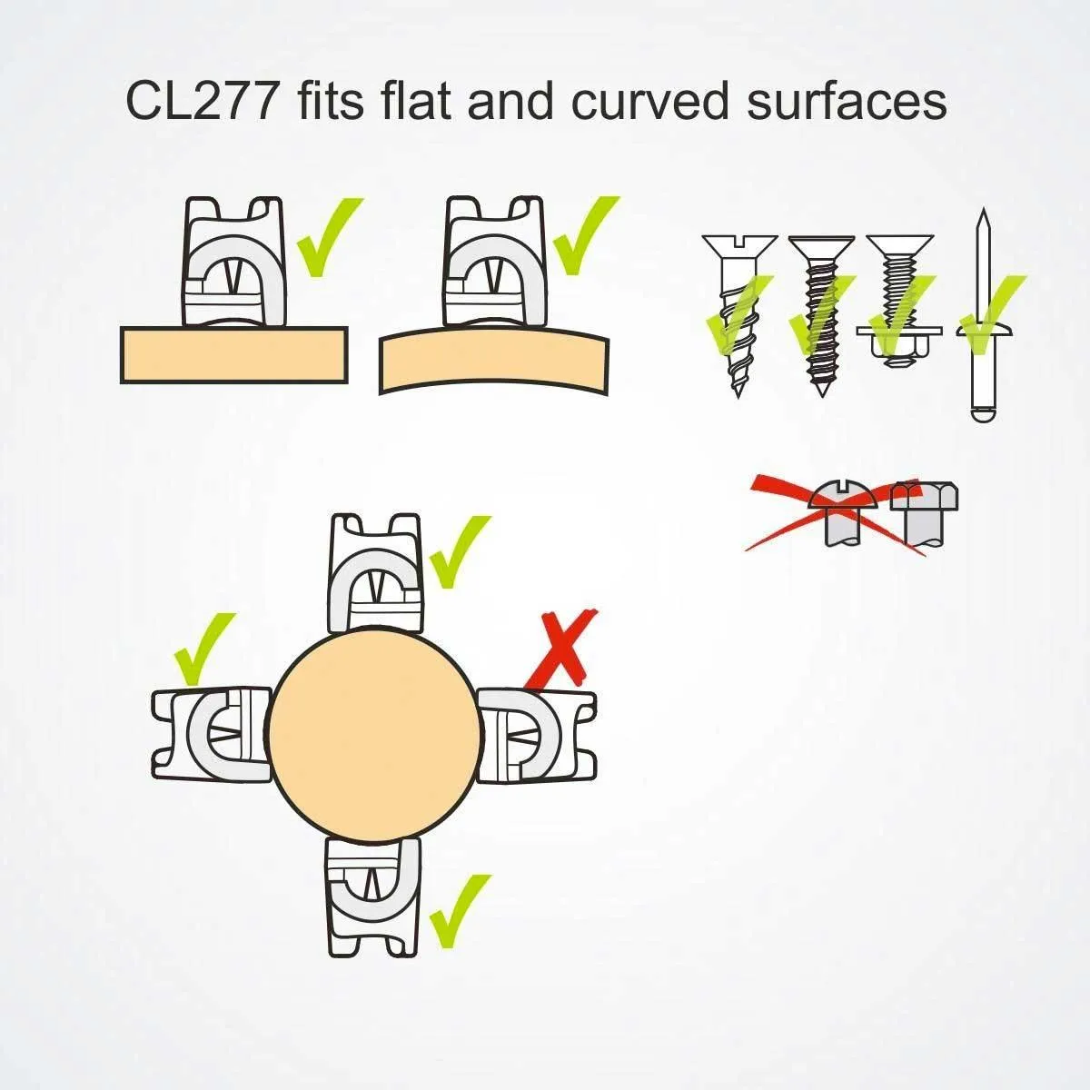 Clamcleat Side Entry Racing Micro Block (Starboard) - CL277/R