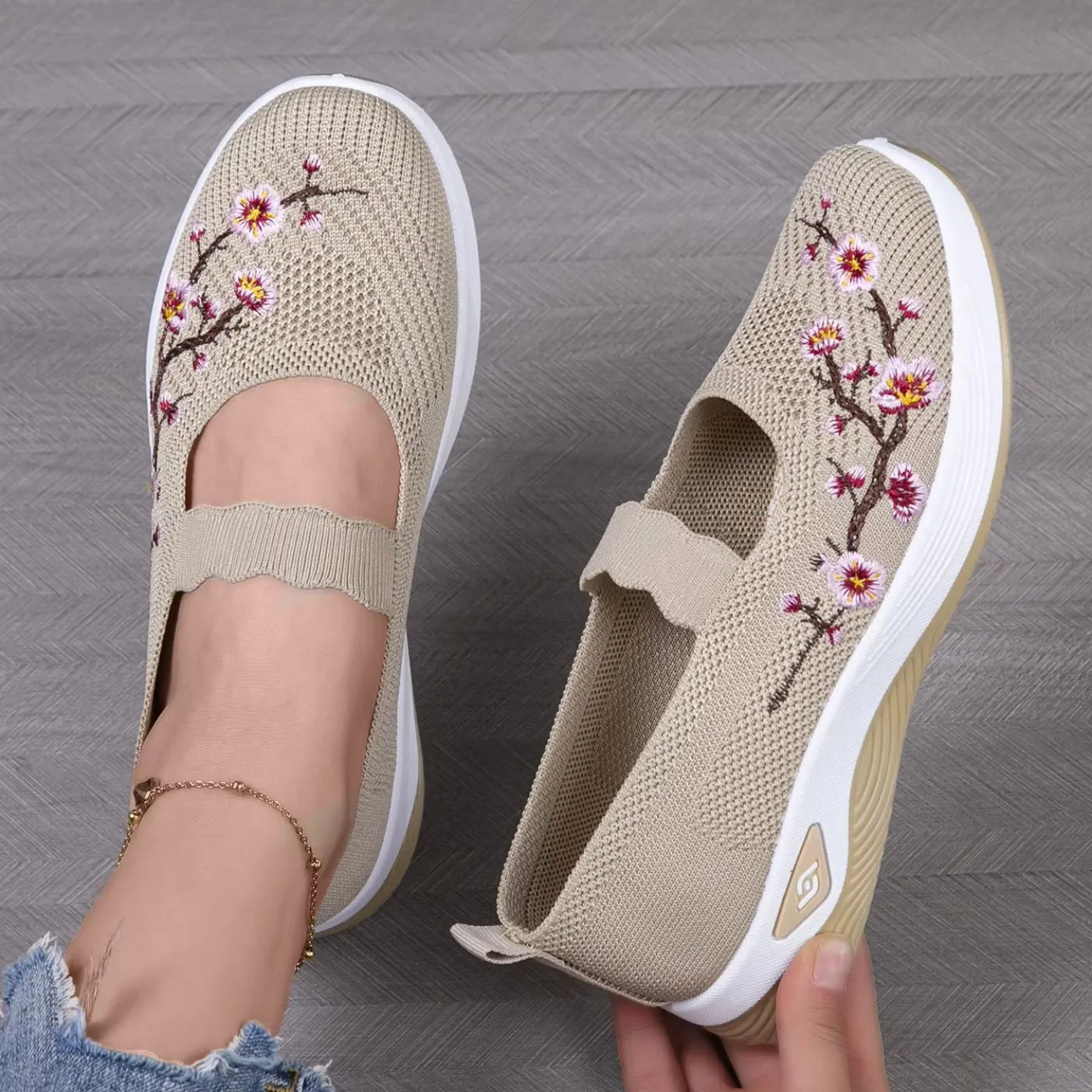 Clarise™ - Comfort Fit Floral Shoes